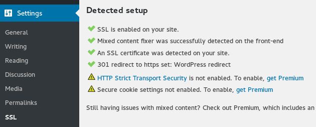 Really Simple SSl Setting