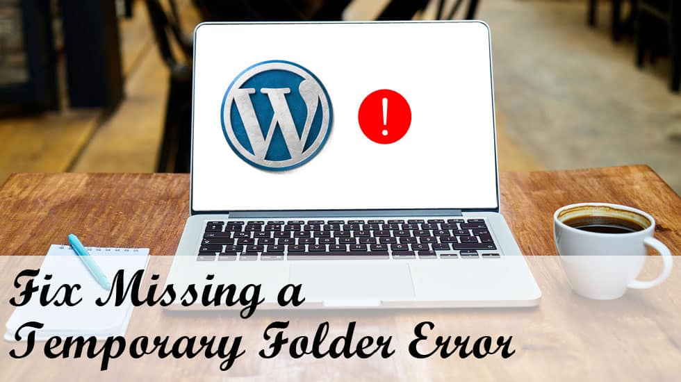 Fix Missing a temporary folder error