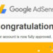 Adsense account approval