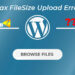 WordPress Maximum Upload File Size