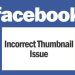 Facebook incorrect thumbnail